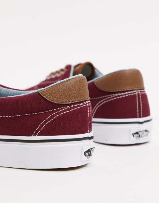 Vans era deals 59 burgundy