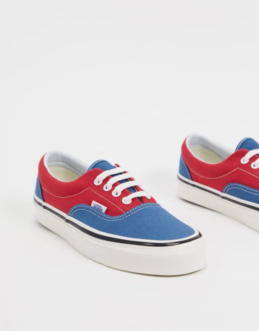 Vans era 2025 bleu et rouge