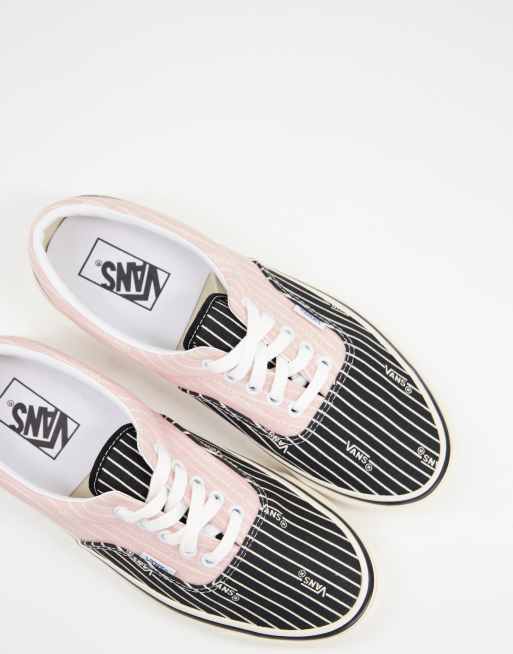 Black vans with outlet pink stripe