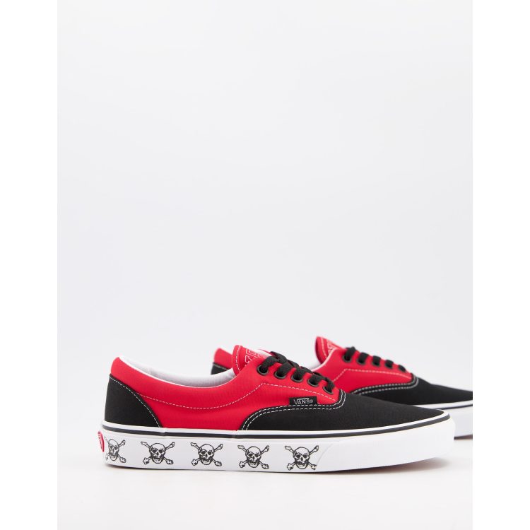 Vans rouge et outlet noir