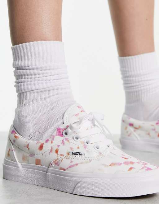 Vans Era Buty sportowe we wzor w szachownic z efektem tie dye ASOS