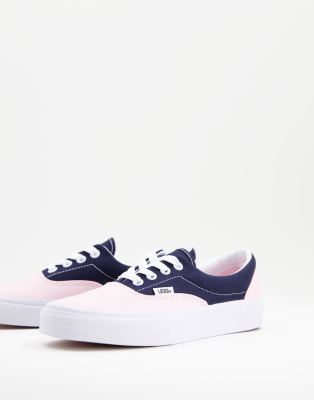 vans bleu marine et rose