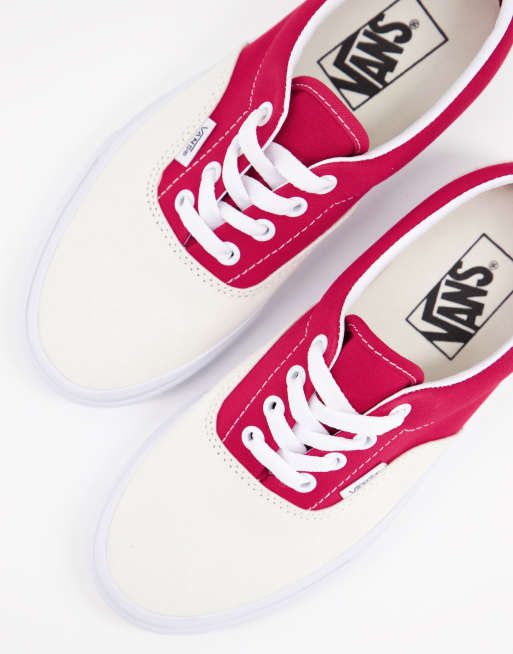 Vans rouge et outlet blanche