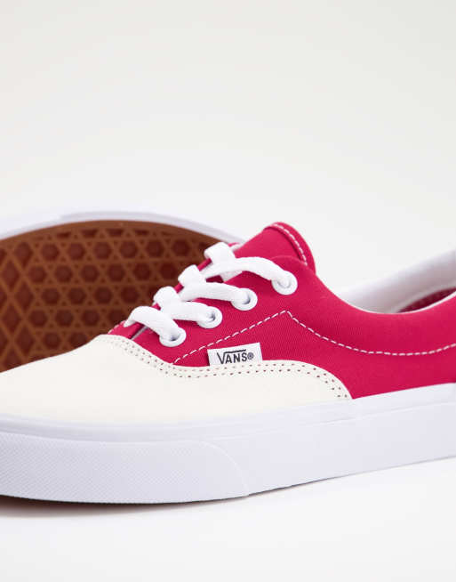 Vans rouge best sale et blanche