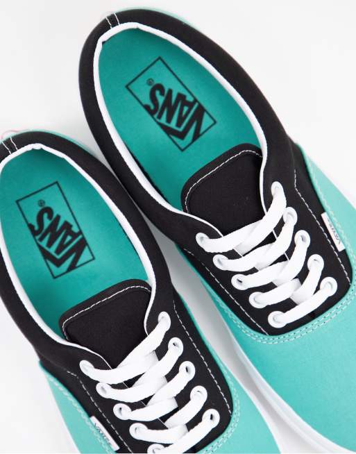 Vans era clearance black and blue