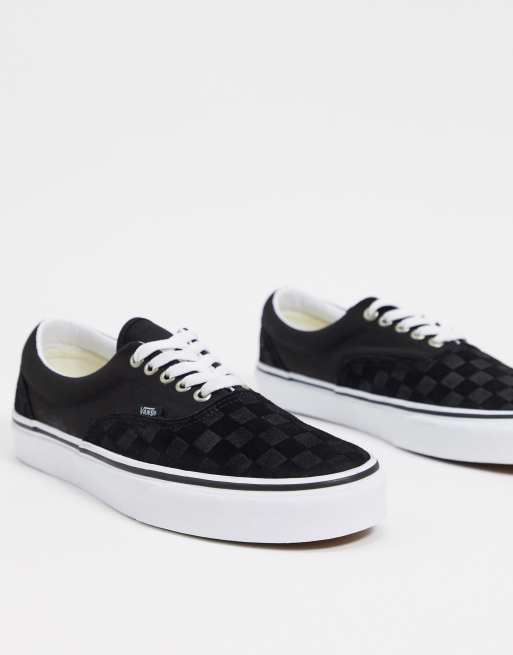 pakke uheldigvis evne Vans Era deboss checkerboard sneaker in black/white | ASOS