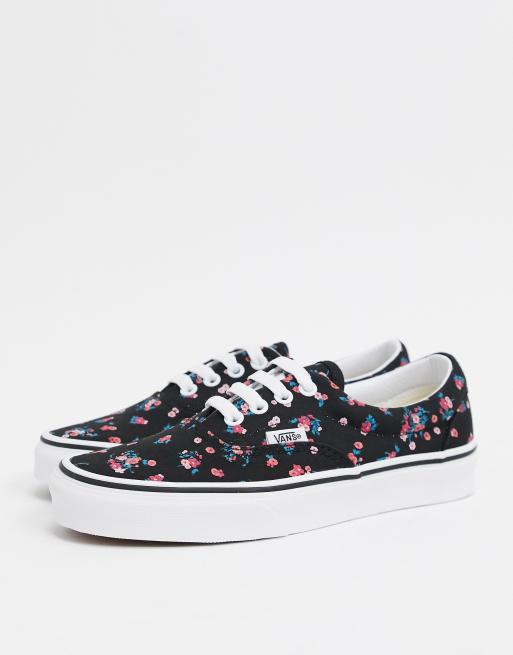 Womens black floral clearance vans