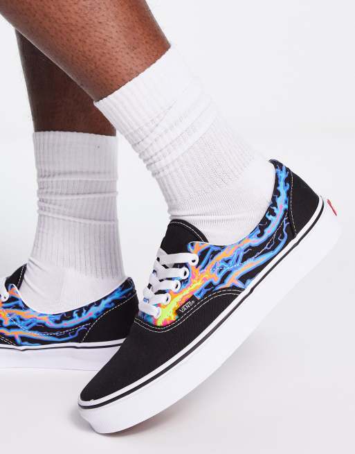 Vans Era Electric Flame sneakers in black ASOS - Main Image