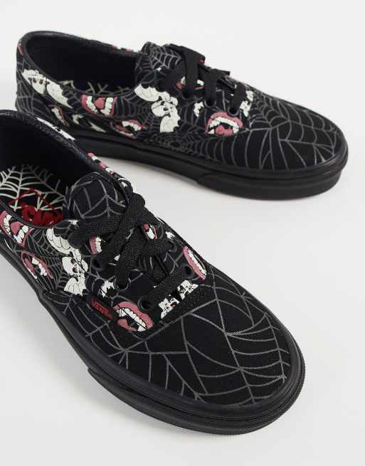 Vans Era Glow Frights trainers in black