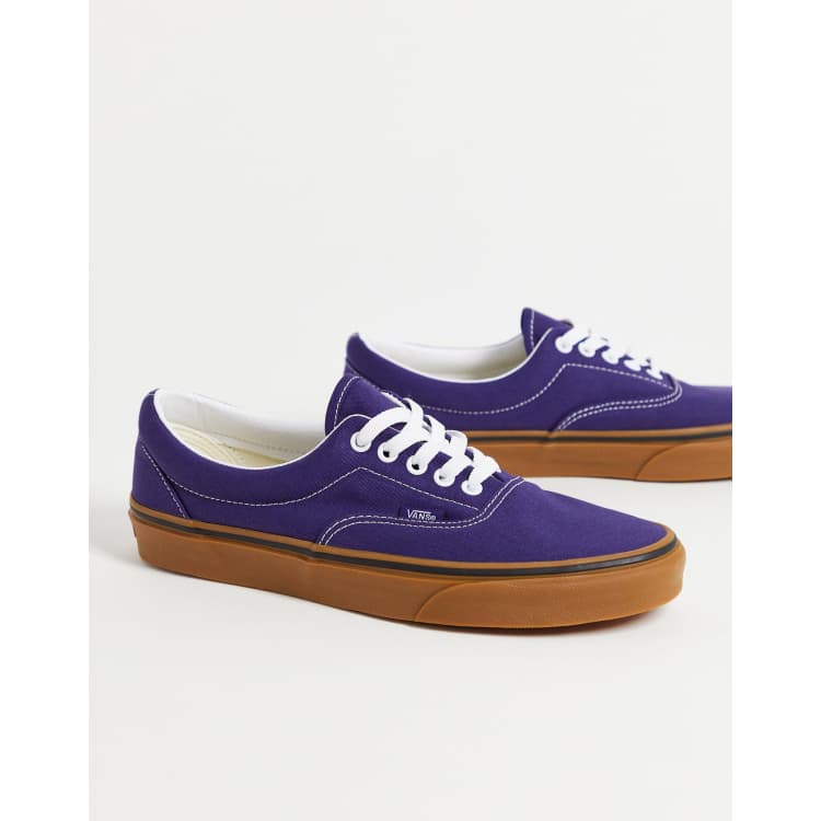 Vans blue with outlet gum sole