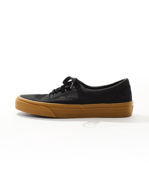 Vans gum era on sale black