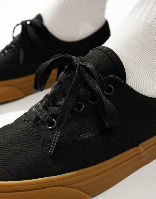 Vans era black clearance classic gum