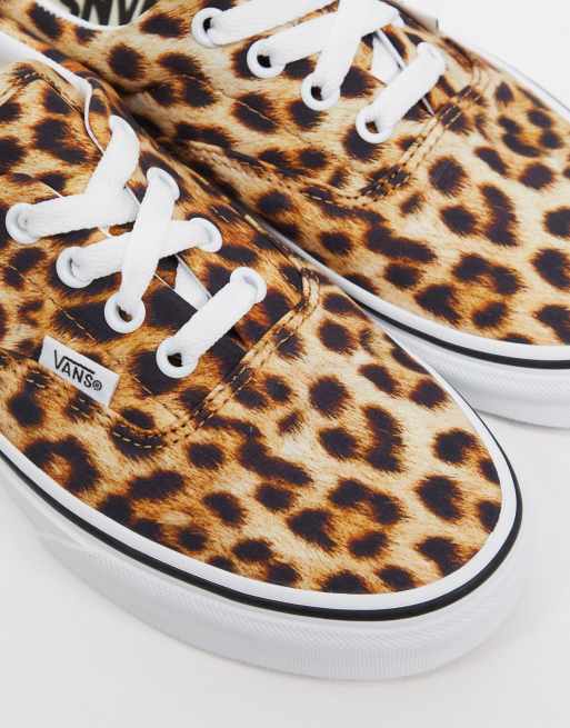 Leopard print deals sneakers vans