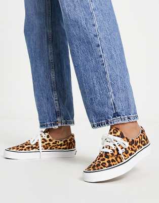 Vans Era leopard print trainers in multi