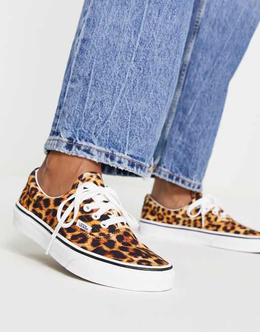 Vans Era leopard print trainers in multi