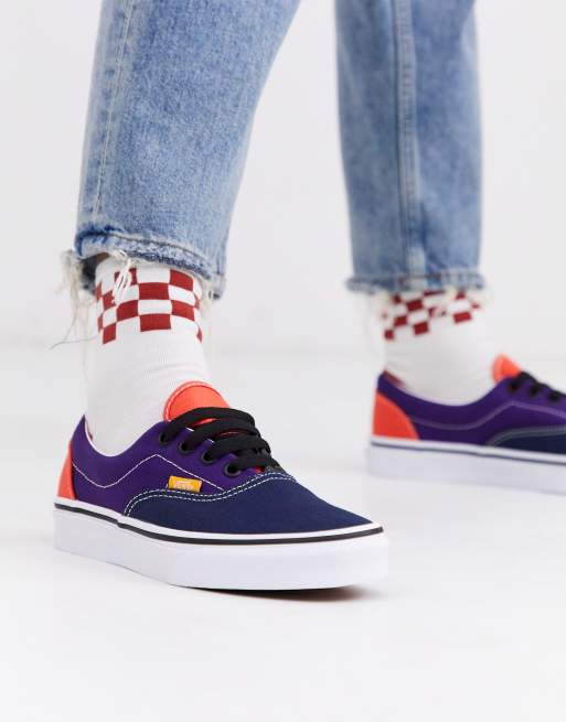 Vans Era Mix and Match trainers in purple multi