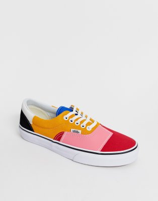 vans era patchwork trainers