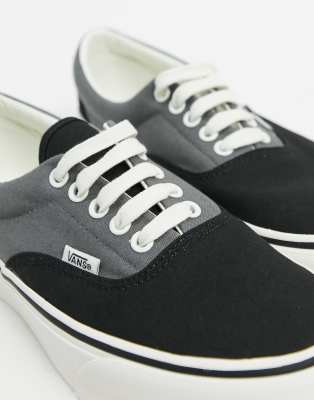 vans era black and grey