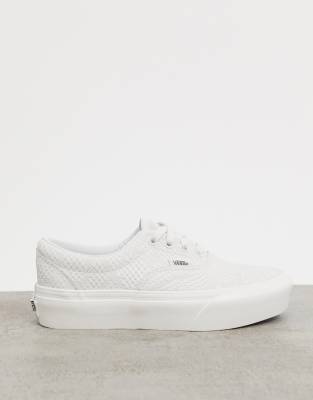 vans true white platform