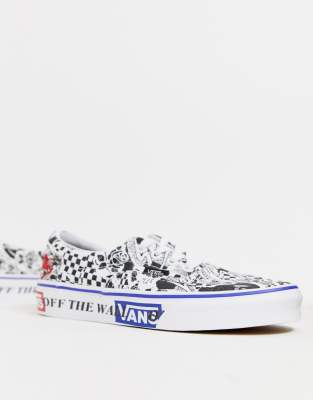 vans junior black and white