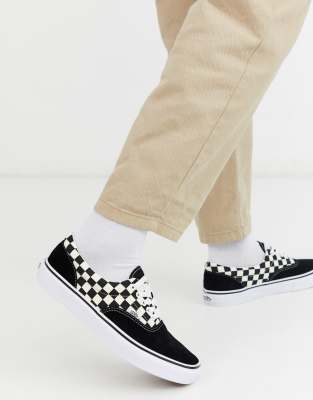 vans primary check era shoes