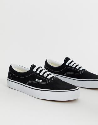 vans era white and black