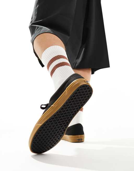Vans Era Sneaker in Schwarz mit Gummisohle