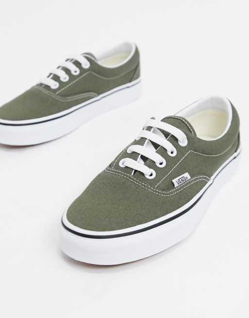 Vans era store olive green