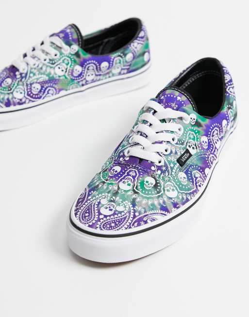 Vans - Era - Sneakers met bandanaprint en tie-dye in paars