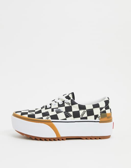 Vans Era Stacked Sneakers met ruitjes Vans Era Stacked Sneakers met ruitjes