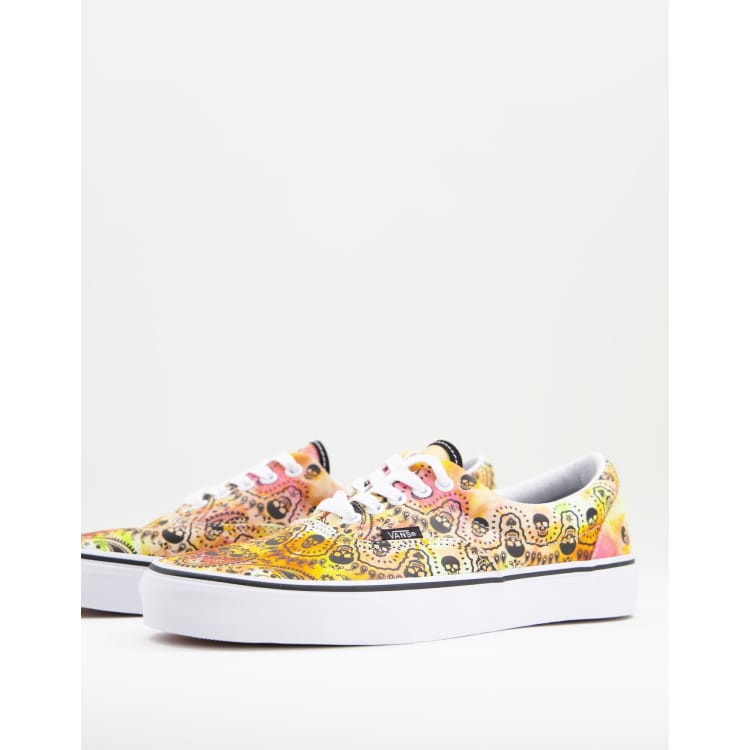 Vans era tie hot sale dye yellow