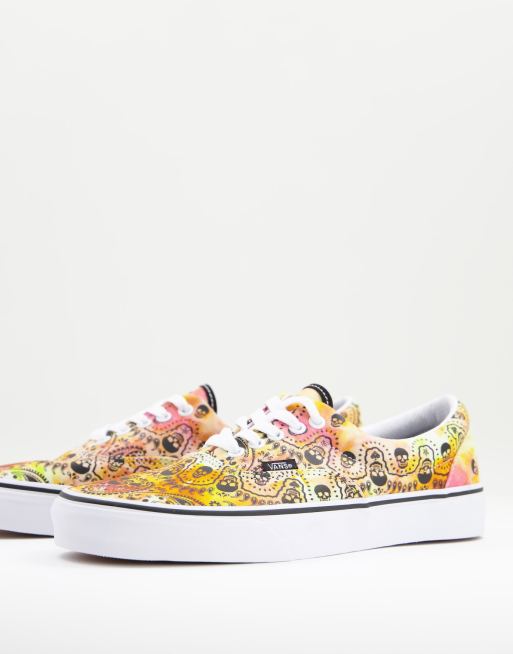 Vans Era tie dye trainers in orange | ASOS