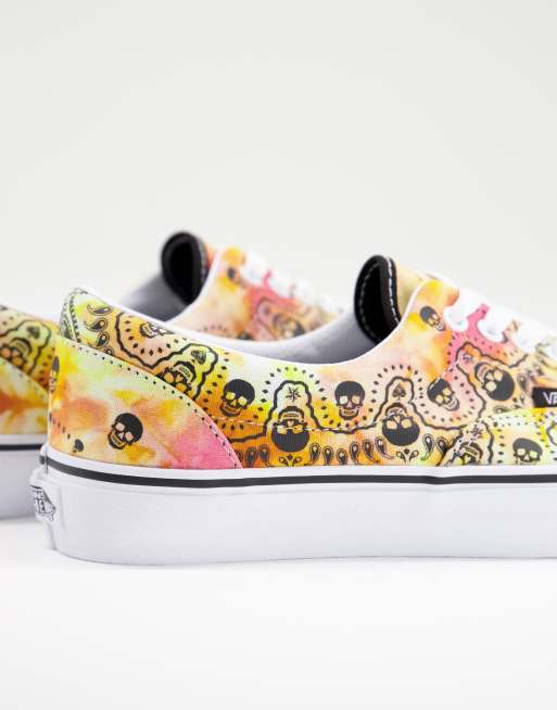 Vans era clearance tie dye yellow