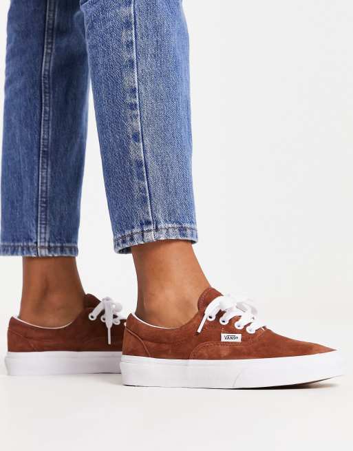 Vans era deals brown suede