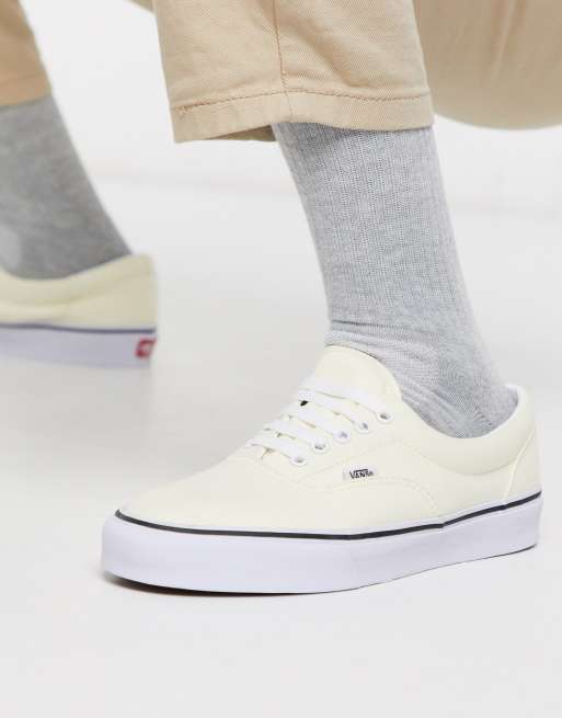 Vans classic on sale era white