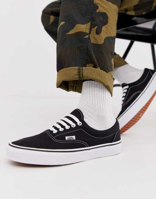 Vans era shop black white