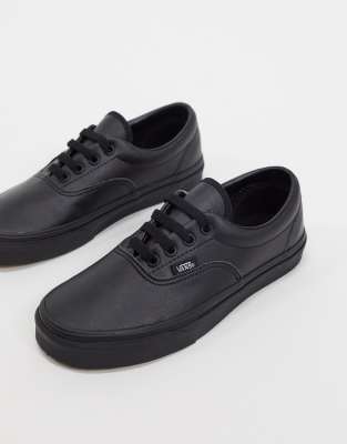 black leather vans era