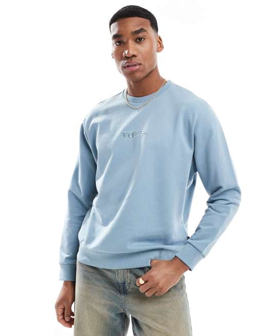 Vans - Essential - Ruimvallend sweatshirt met ronde hals in blauw