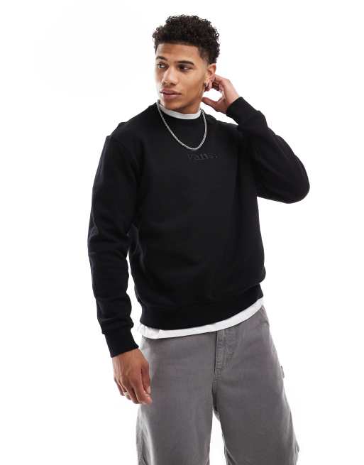 Vans - Essential - Ruimvallend sweatshirt met ronde hals in zwart
