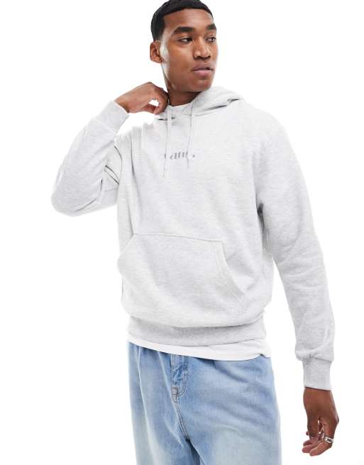 Vans - Essential - Ruimvallende hoodie in gemêleerd lichtgrijs