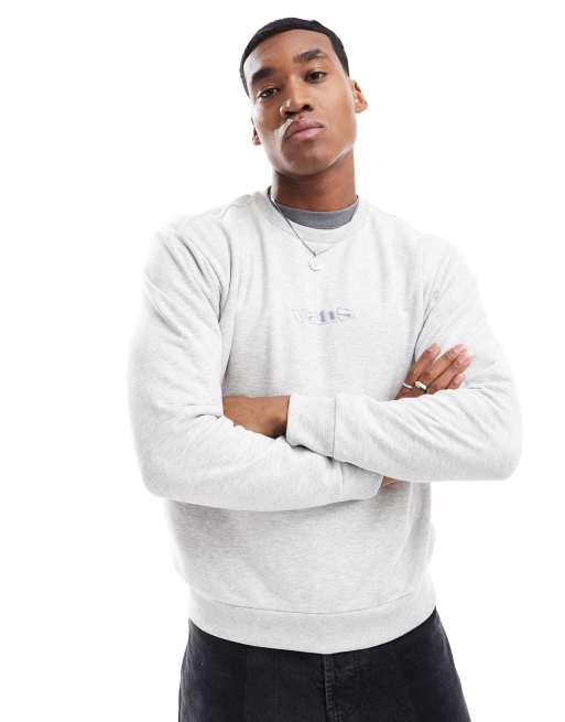 Vans Essential Sweat decontracte a col ras de cou Gris chine ASOS