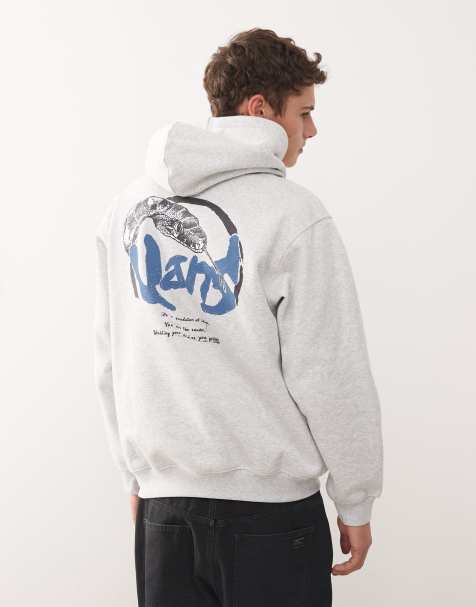 Vans - Evolve - Hoodie in gemêleerd lichtgrijs - view 1