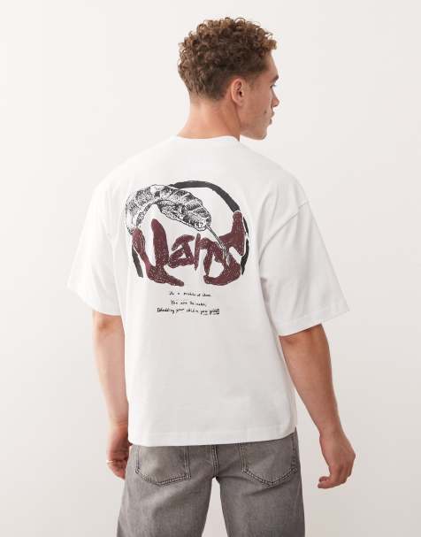 Vans – Evolve – T-Shirt in Weiß - view 1