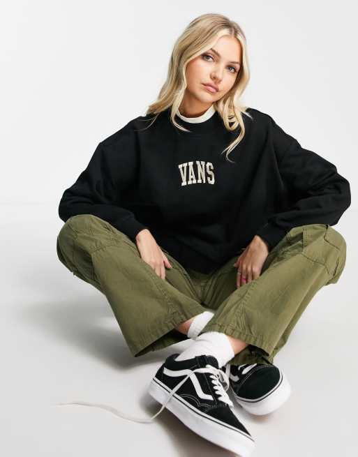 Vans - Exaggerate - Felpa nera - In esclusiva per ASOS 