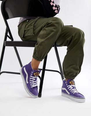 outfits with purple vans