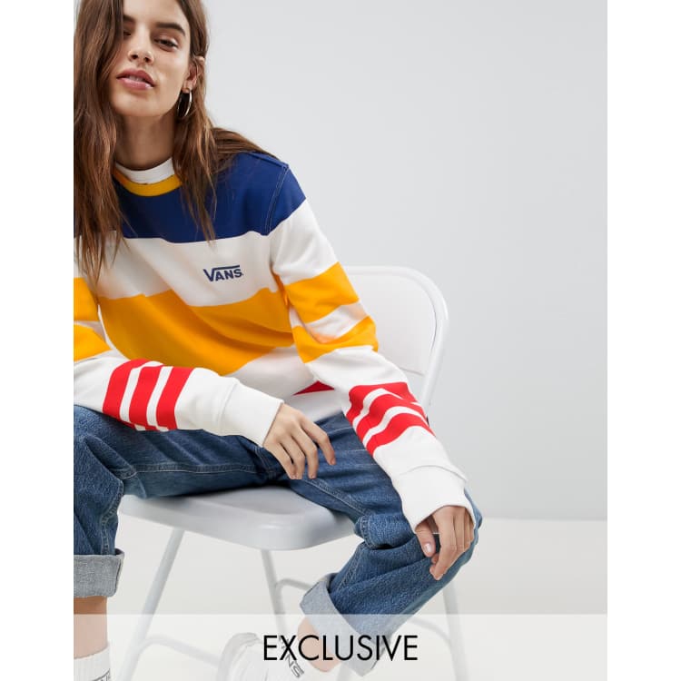 Vans shop multicolor sweatshirt