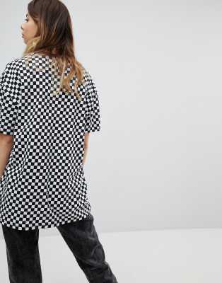 vans checkerboard button up shirt