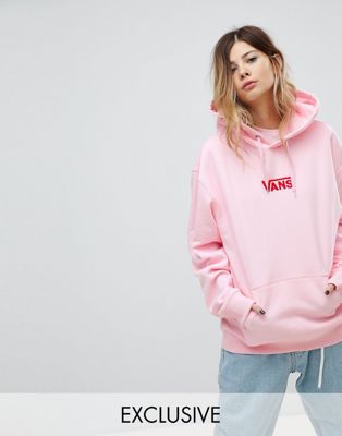 vans sweatshirt pink