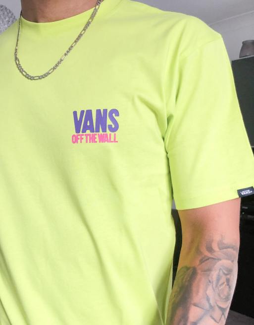 Lime green vans t clearance shirt