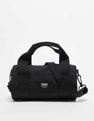 Vans - Fassförmige Mini-Tasche in Schwarz